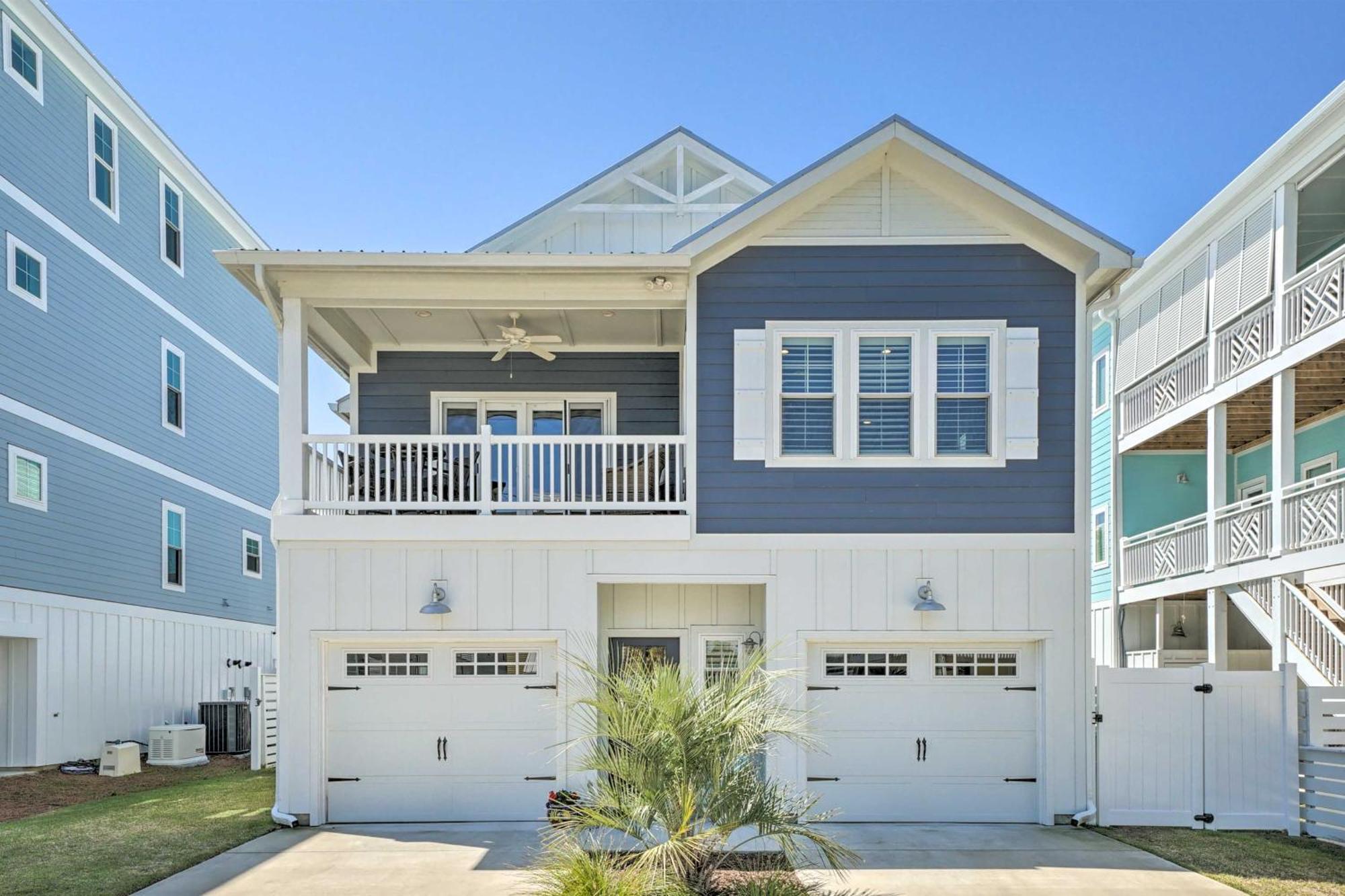 Bright Coastal Abode With Porch And Beach Access! Carolina Beach Exterior foto
